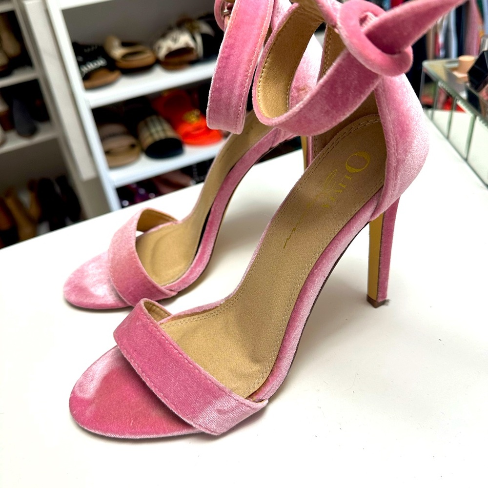 Women's Dress Sandal Open Toe One Band Thin Ankle Strap Stiletto Heel Sandals